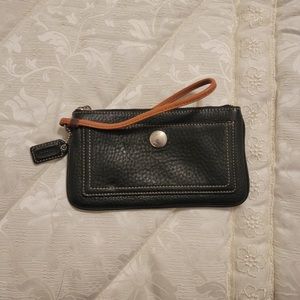 Coach Leather Wristlet